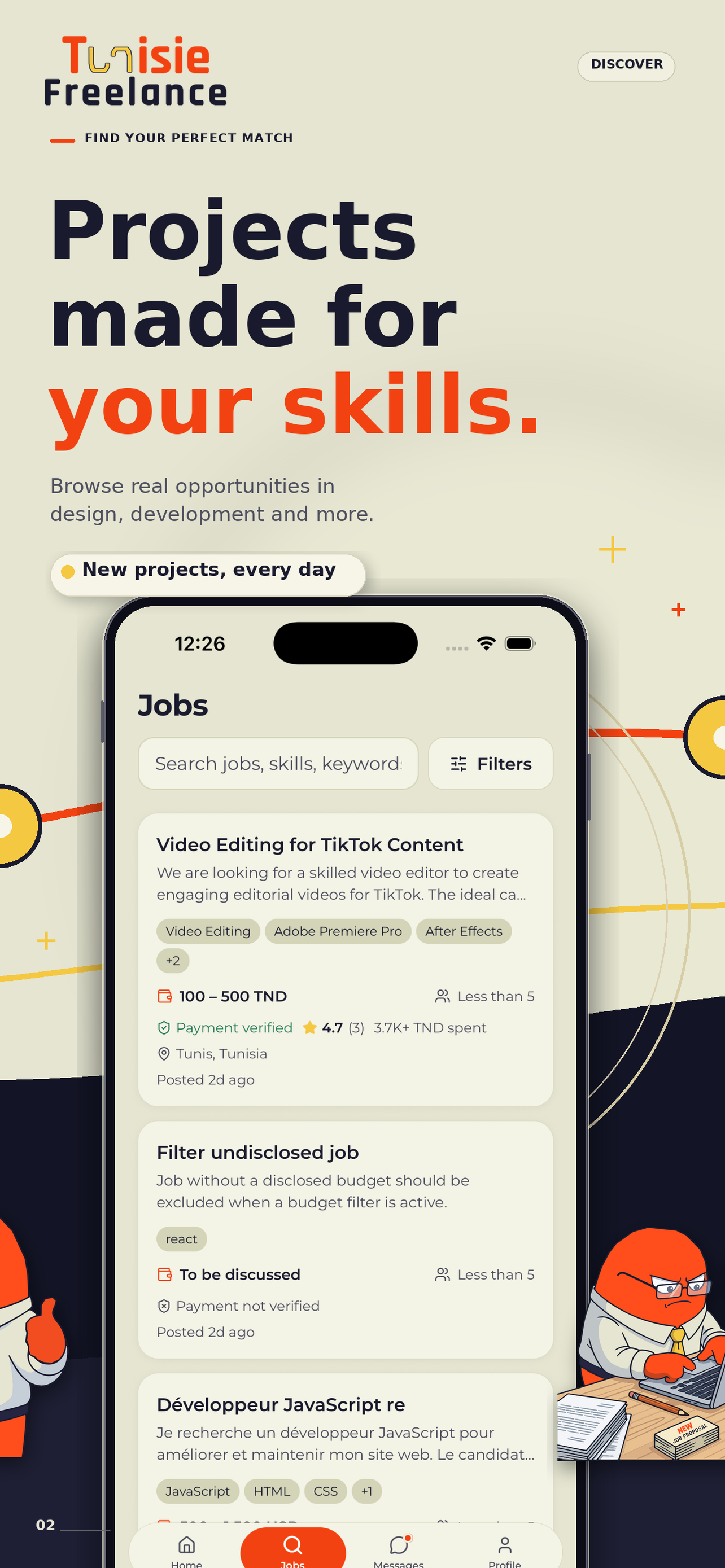 Tunisie Freelance screenshot 2