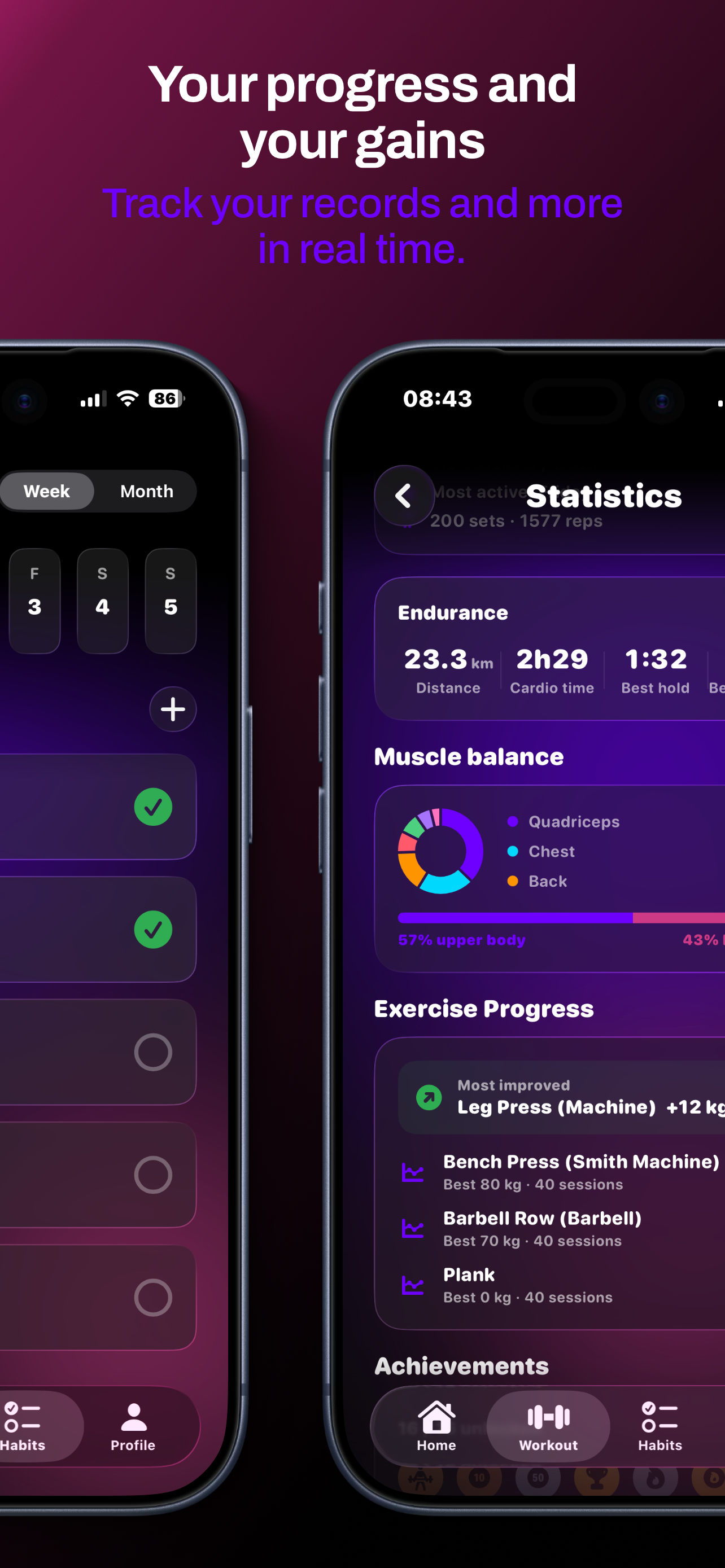 Strength. - Workout Tracker screenshot 5