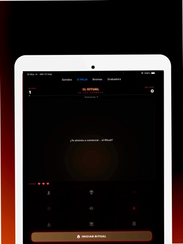 tones of terror and fear iPad screenshot