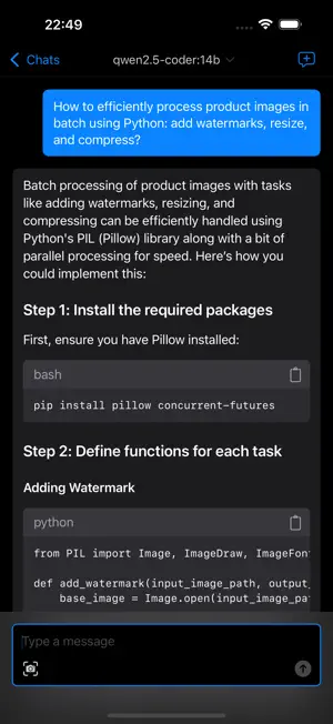 Mollama screenshot 4