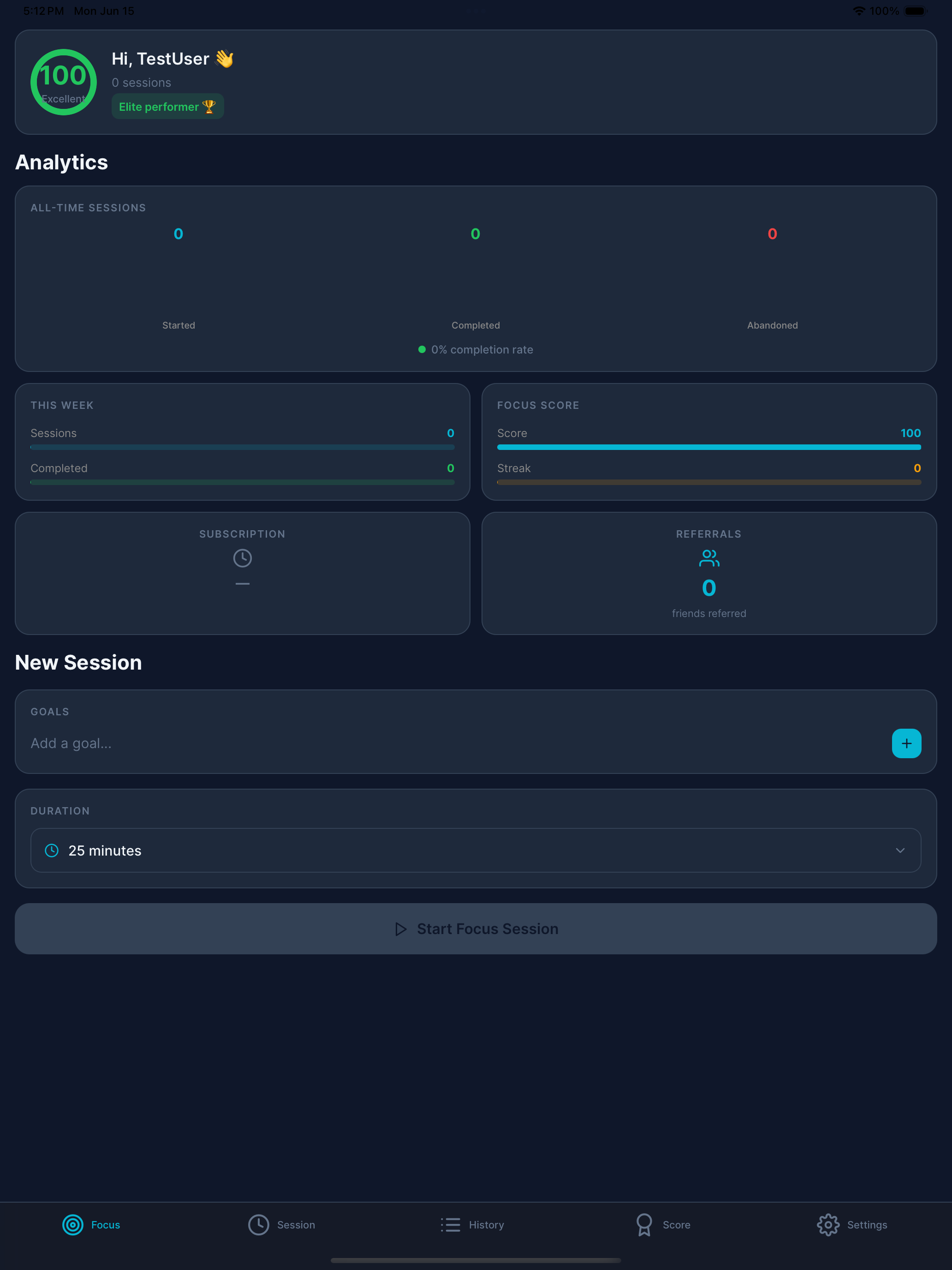 DeepFocus: Session Tracker screenshot 20