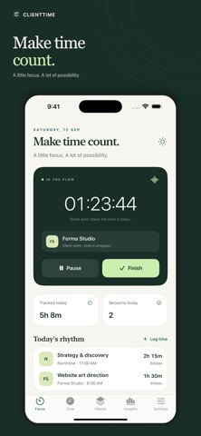 ClientTime: Time Tracker Screenshot 1 of 6