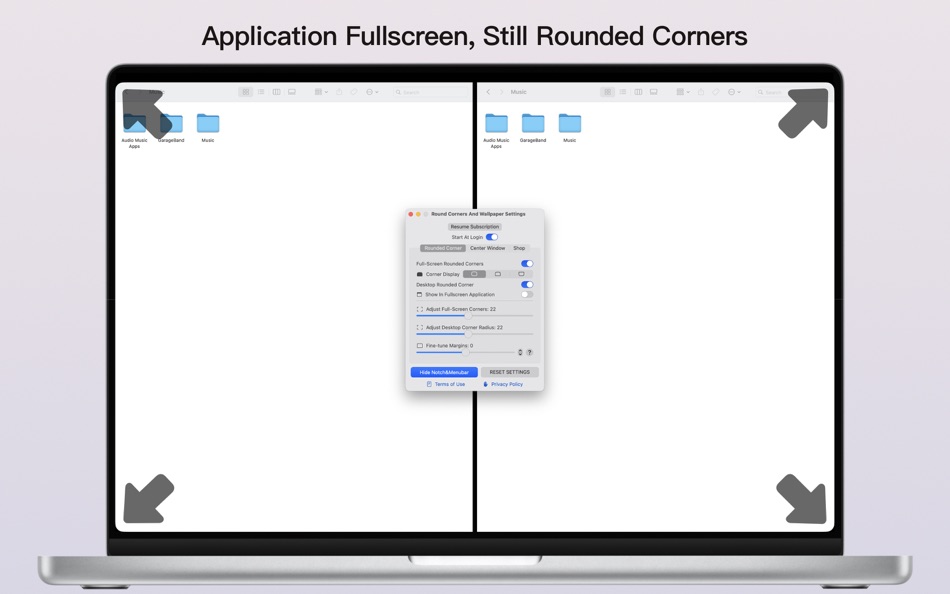 #3. Hide Notch · Rounded Corner (macOS) 由: 志远 刘