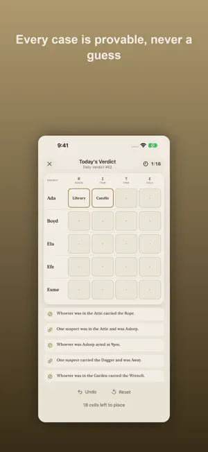 Daily Verdict: Logic Case screenshot 3