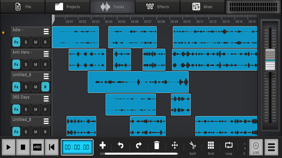 #4. Audio Element - Audio Editor (iOS) Podle: Kushum Mijar