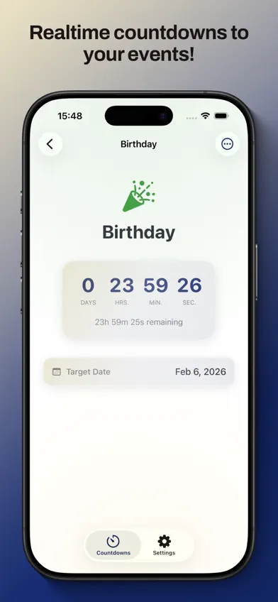 Countdowner: Event Countdown screenshot 2