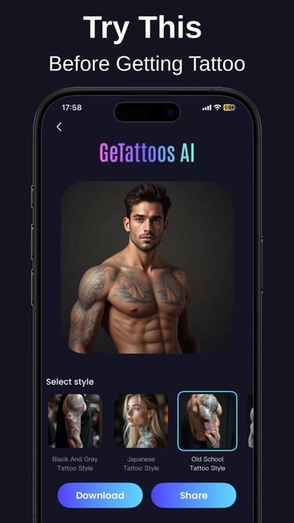 GeTattoos AI Tattoo Generator