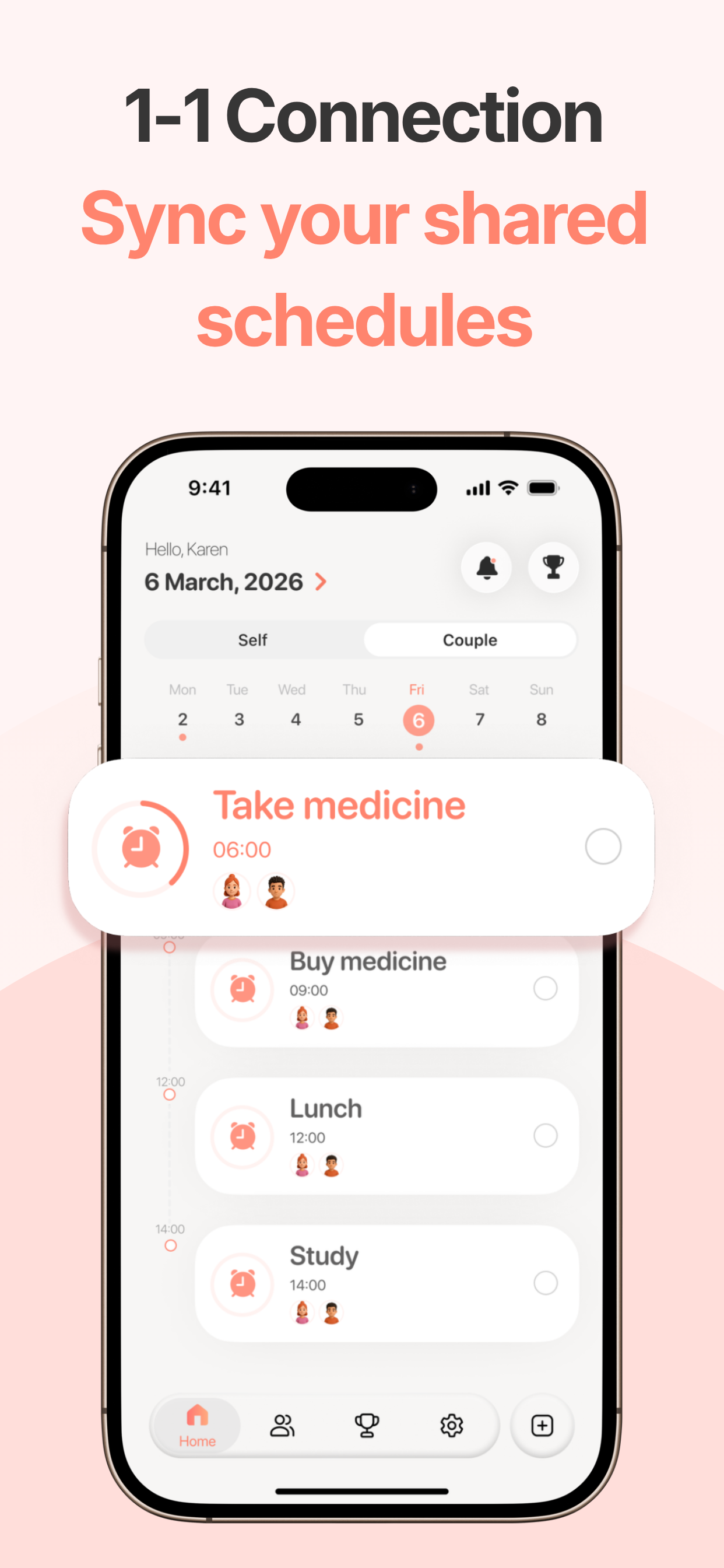 Telify: Shared Reminder Widget