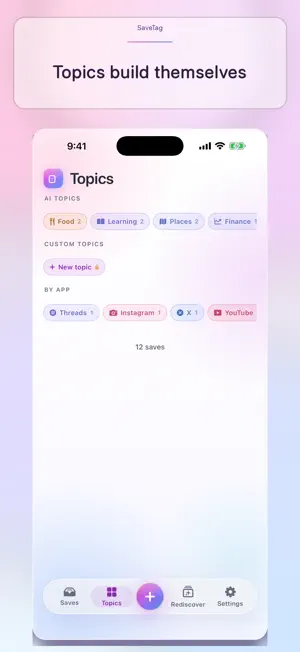 SaveTag: AI Social Bookmarks screenshot 1