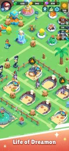 Idle pocket monster:pet island - Screenshot 4
