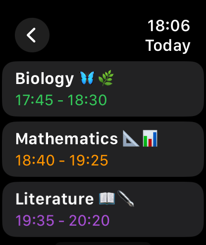 Weeklie: Class Timetable screenshot 12