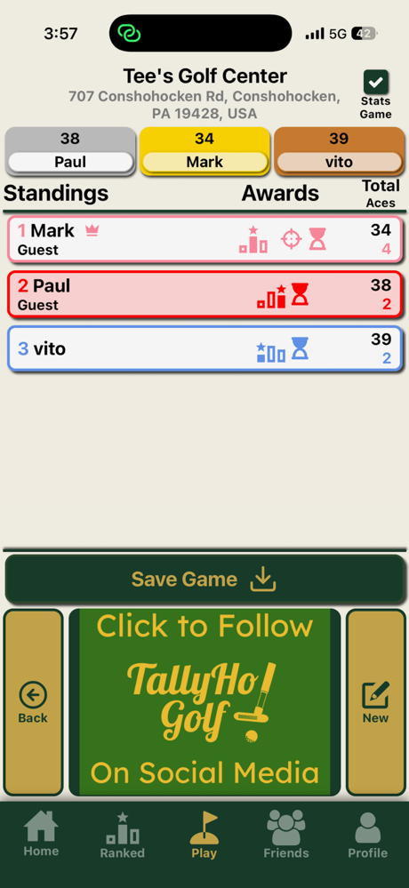 TallyHo Golf screenshot 7