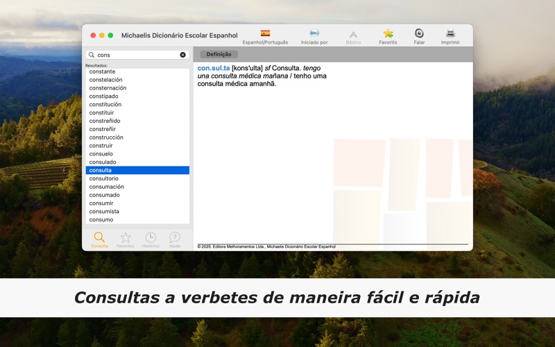 Screenshot #1 pour Michaelis Escolar: Espanhol
