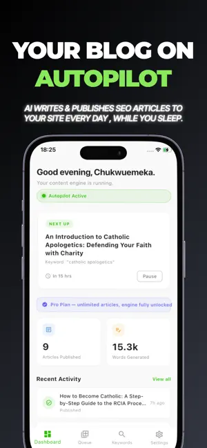 SleepPublish - Blog Automation screenshot 1