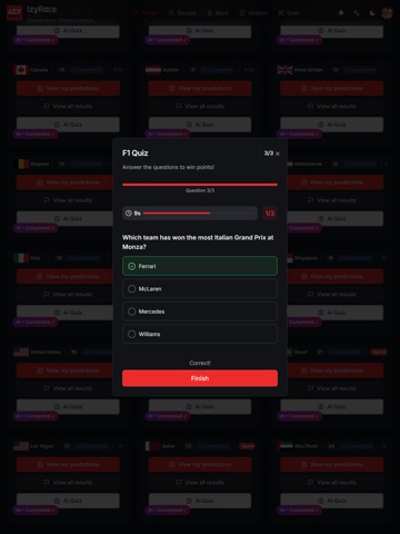 IzyRace iPad screenshot