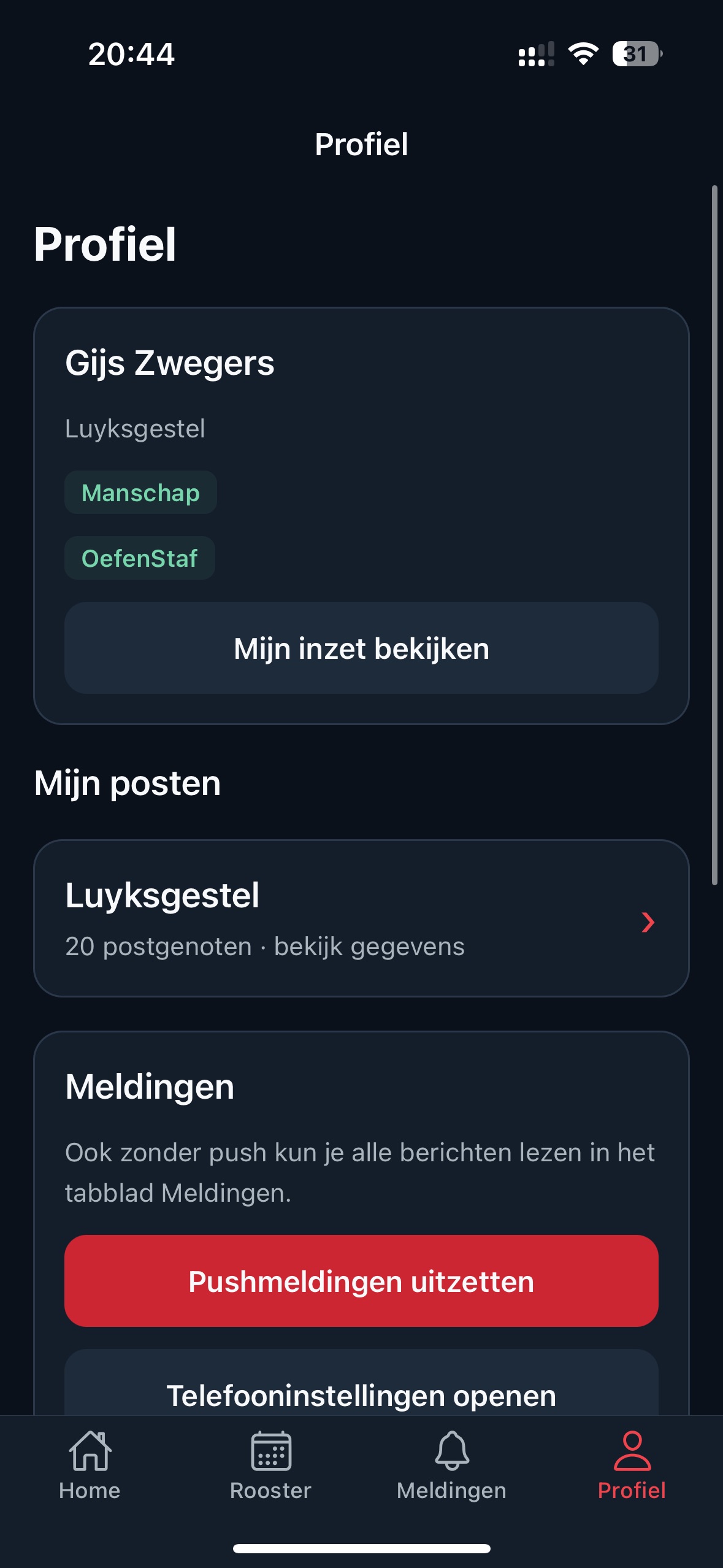 Screenshot 3 of Brandweerplanning