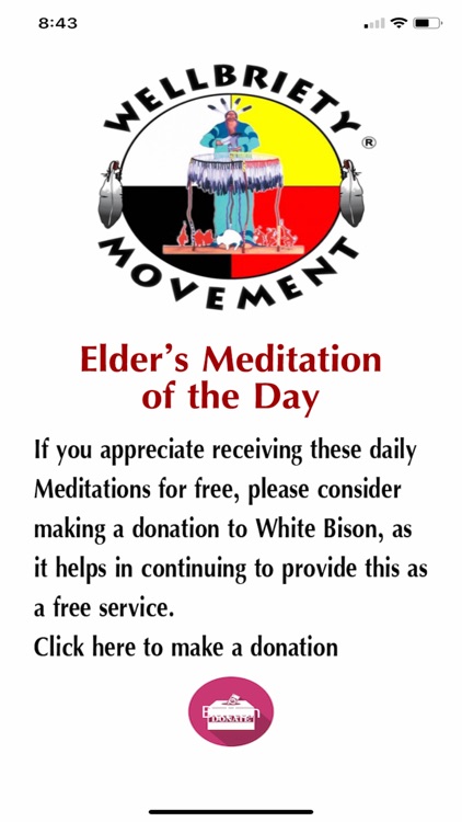Wellbriety Elders Meditation