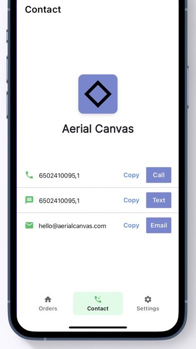 Aerial Canvas Screenshot