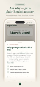 Honest Debt: AI Payoff Manager screenshot