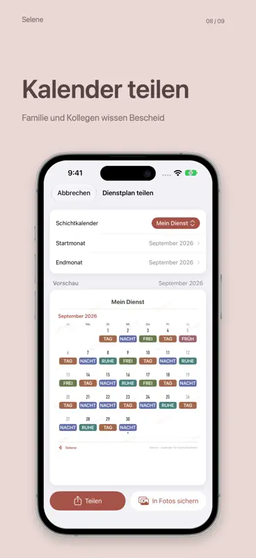 Selene: Dienstplan screenshot 8 of 9