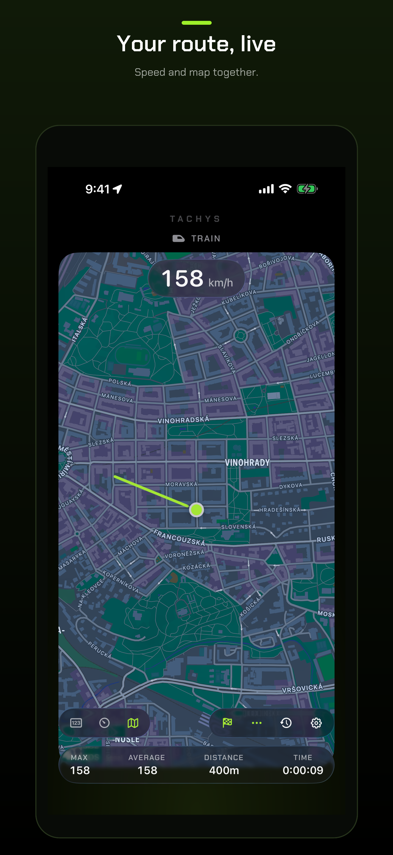 Tachys — GPS Speedometer screenshot 4