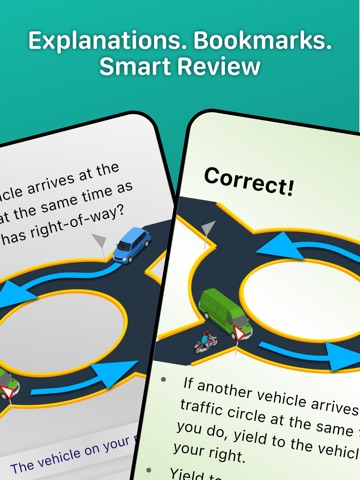 DMV Permit Written Test 2026. iPad screenshot