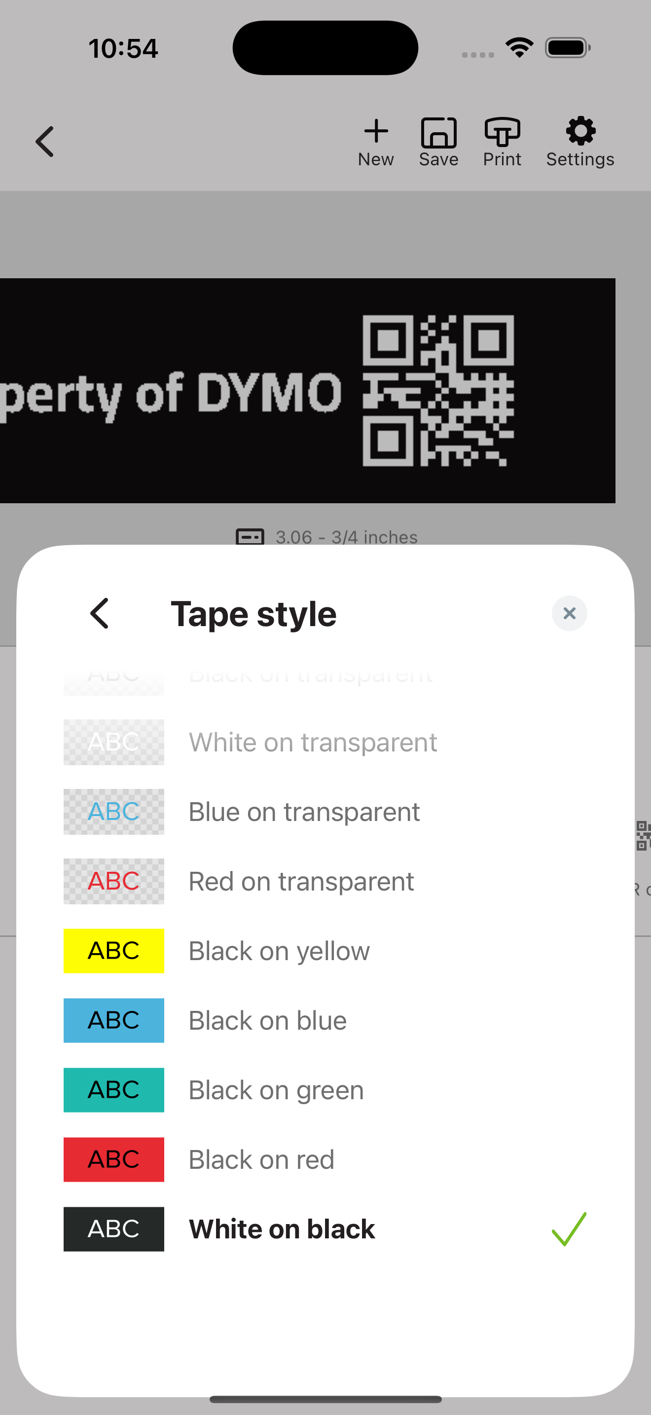 DYMO® LabelManager® Connect screenshot 6