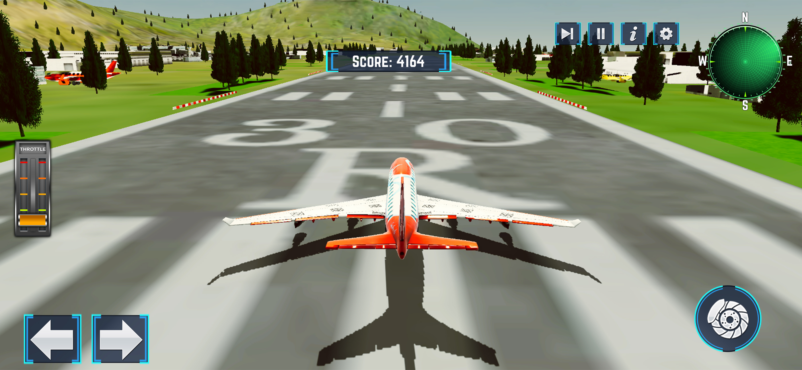Passenger Airplane Flight Sim