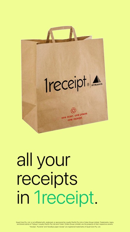 1receipt® | Your E-Receipt Pal
