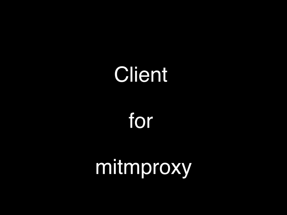 #1. mitmproxy client by txthinking (iOS) De: TxThinking, Inc.