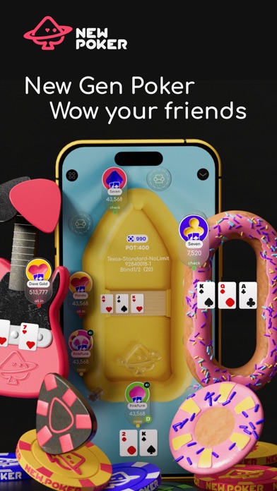 NewPoker-Texas Holdem, Omaha Screenshot