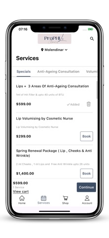 Prophile Clinics Mobile Screenshot 3 of 7