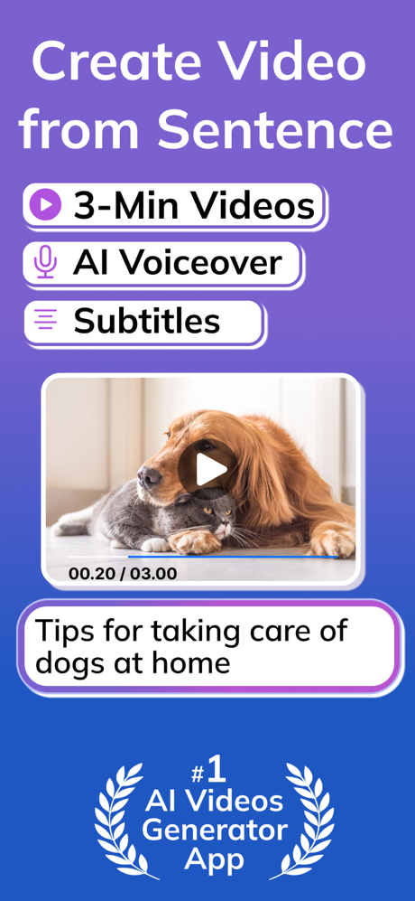 AI Video Maker: Vido screenshot 1