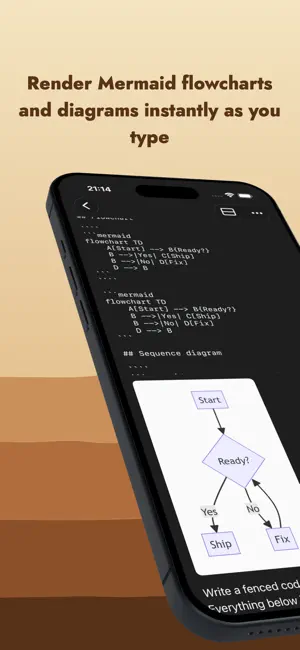 MDash: Markdown Notes Editor screenshot 1