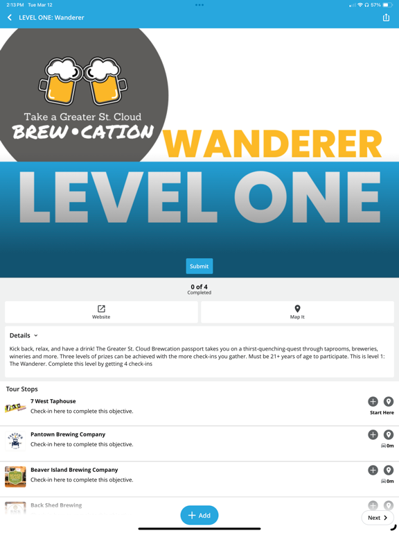 Visit Greater St. Cloud iPad screenshot 6 - Travel app