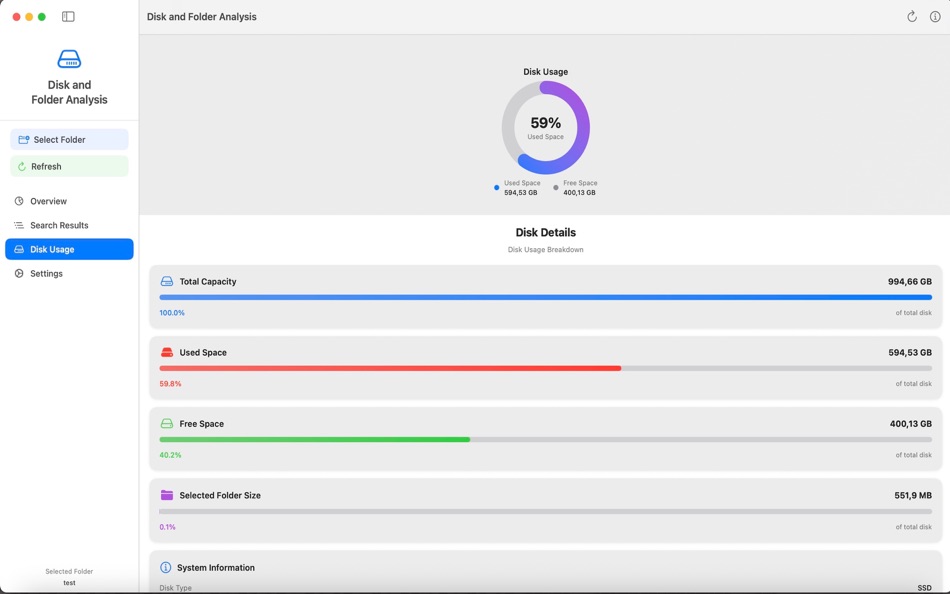 #4. Disk & Folder Analyzer (macOS) От: Cem Sungu