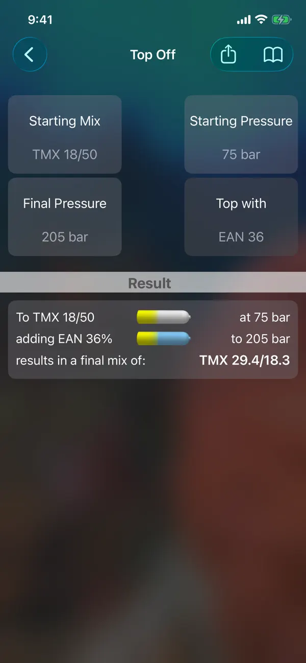 Screenshot #2 pour Trimix Tools