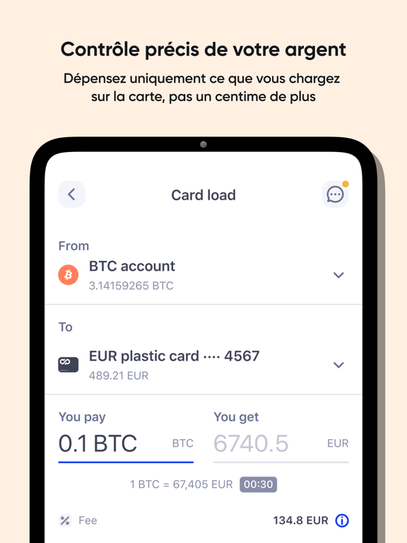 Screenshot #6 pour Cryptopay : Wallet & Carte