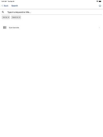 Bexley Libraries iPad screenshot