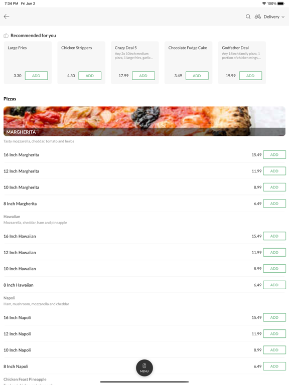 Screenshot #5 pour Godfather Pizza Dudley.