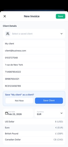 Facturo - Invoice & Estimate screenshot