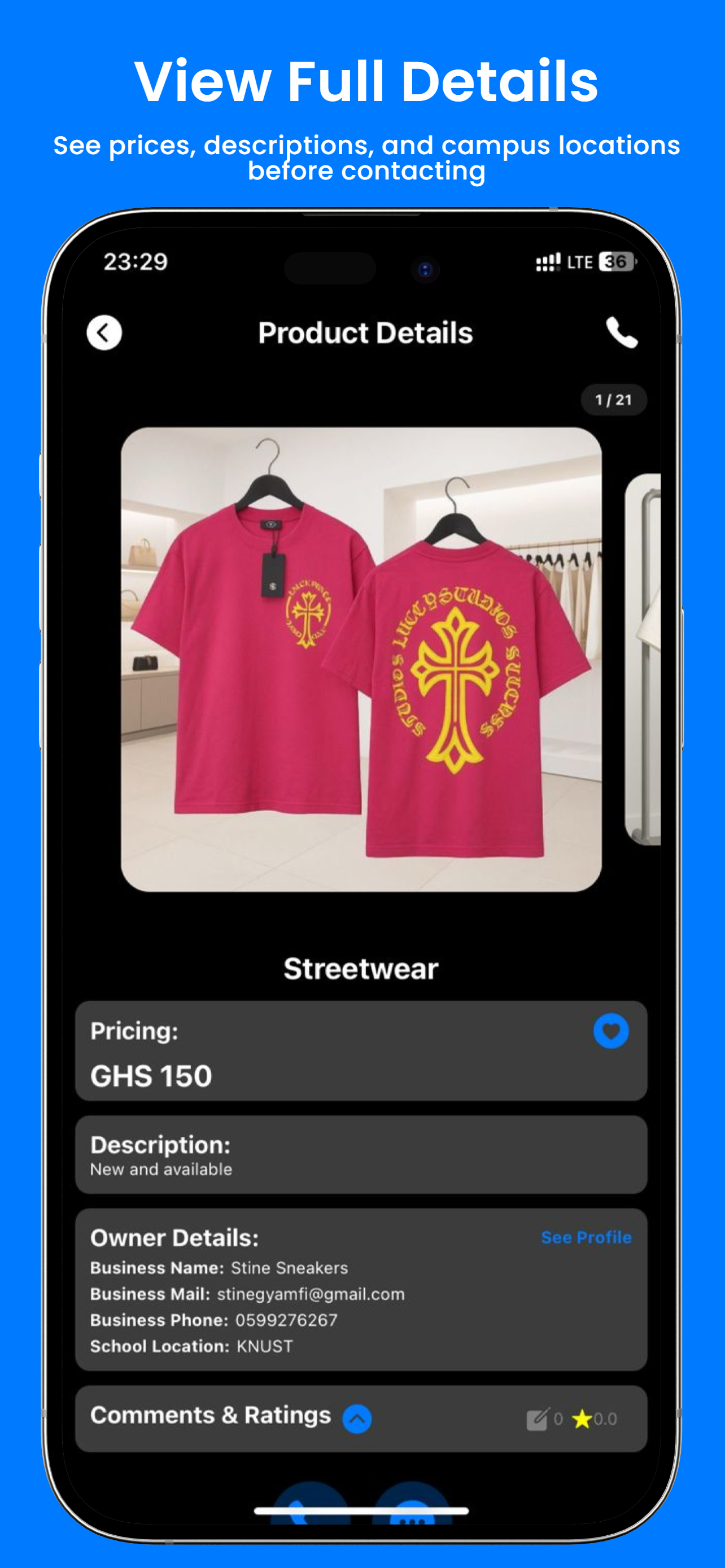 Quickspace: Campus Marketplace screenshot 7