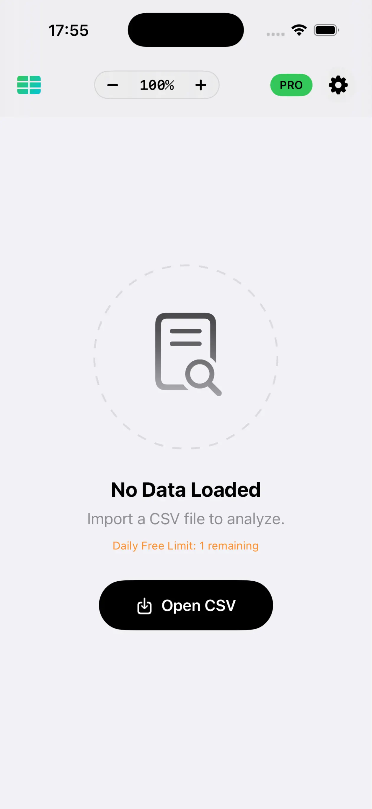 #1. CSV Viewer - CSV Reader (iOS) Podle: Shota Sukhiashvili