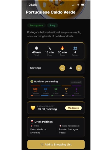 Nutri Macro: Fitness Tracker iPad screenshot
