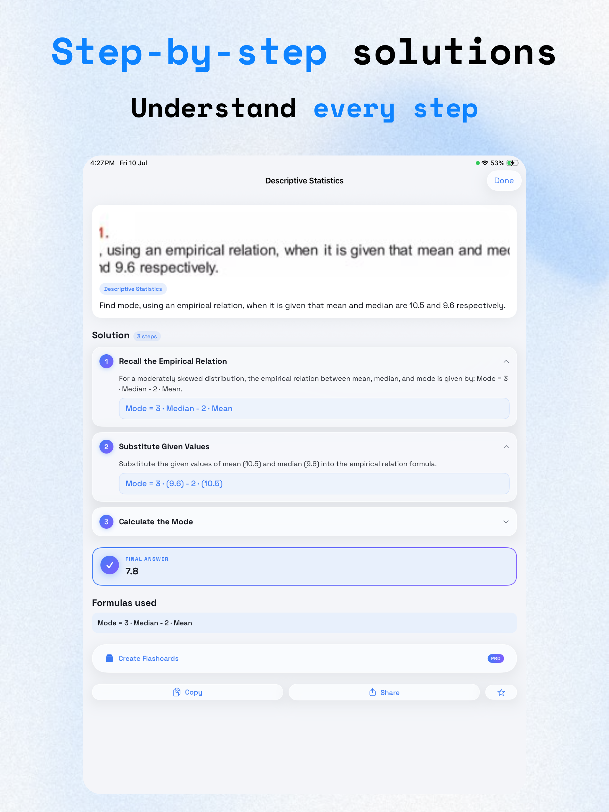 Statistics Problem Solver Pro screenshot 14
