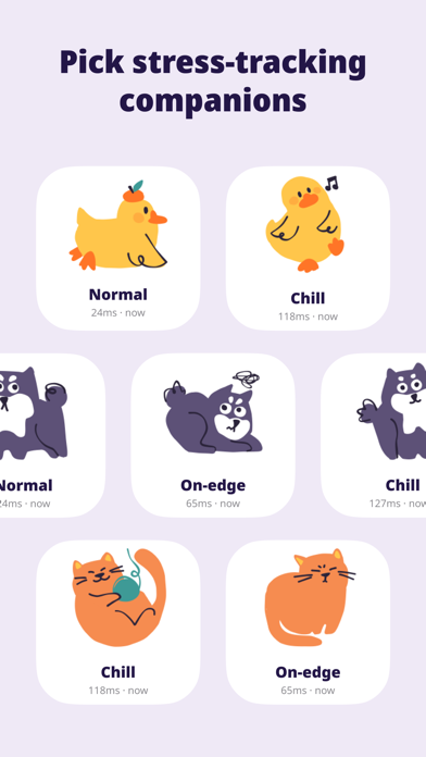 Furry: stress monitor watch Screenshot