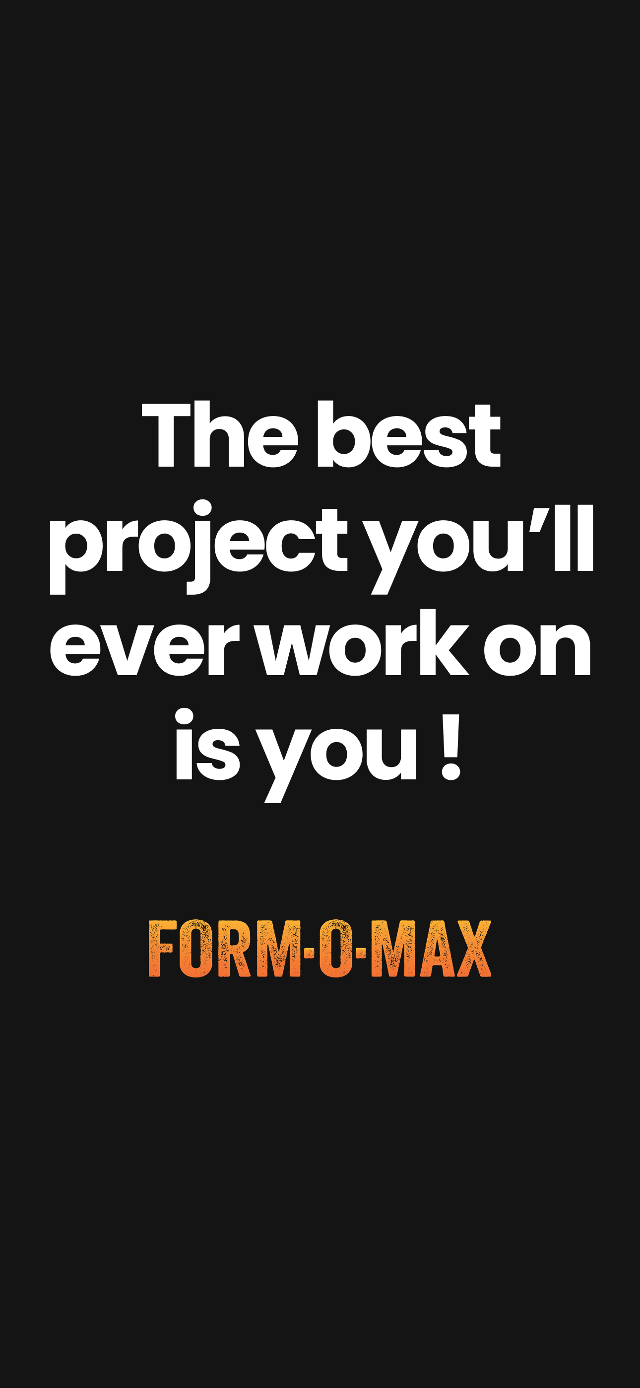 Gym Form-O-Max