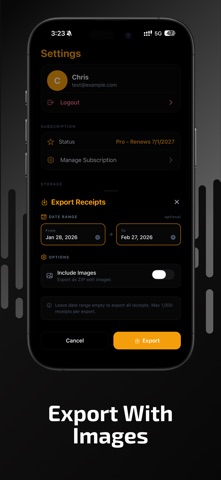 Snap & Forget: Expense Tracker screenshot