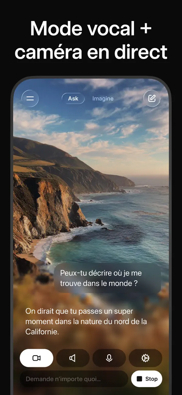 Grok - KI Assistent iPhone App Screenshot 3 – Produktivität