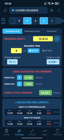 SailorSoft Draft Survey Pro Screenshot 3 of 10